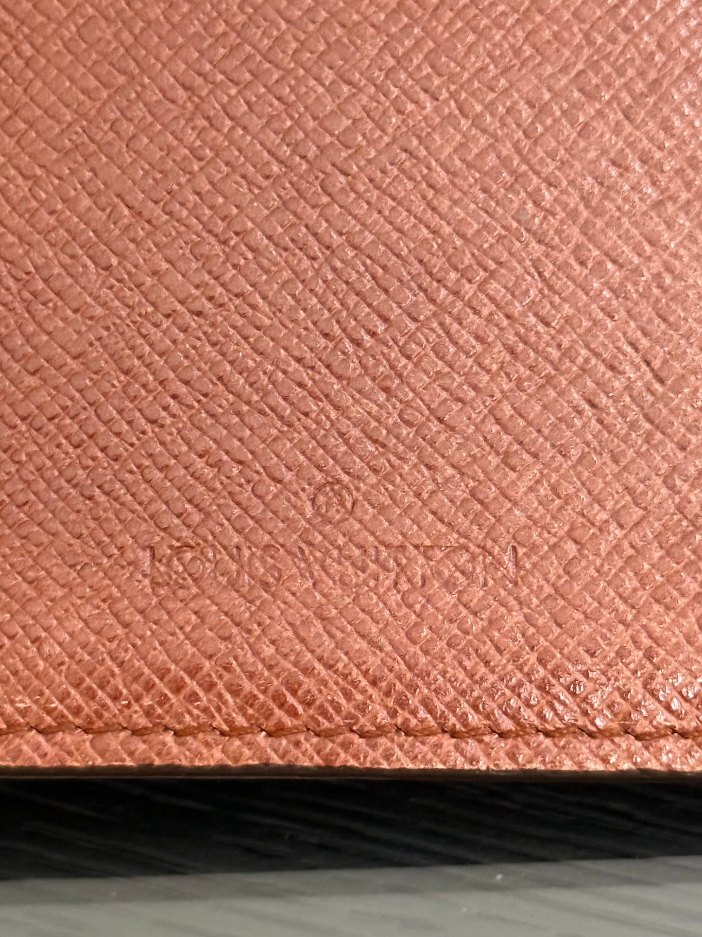 Monogram Checkbook Wallet with 6 Cardholders 🗓️ Year: 1990