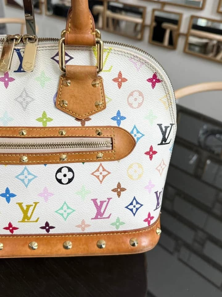 Murakami / Multicolor Alma PM with Dustbag , Insert organizer and Twilly 📅 Year: 2004