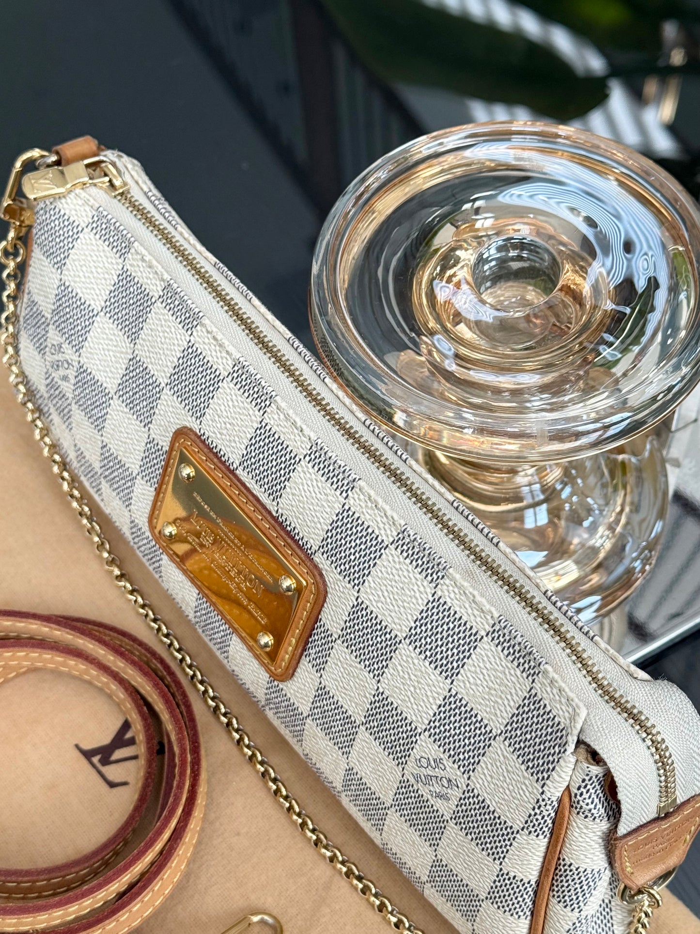 Eva Clutch in Azur with Original Strap,Box Dustbag and Insert Organizer 🗓️ Year: 2011