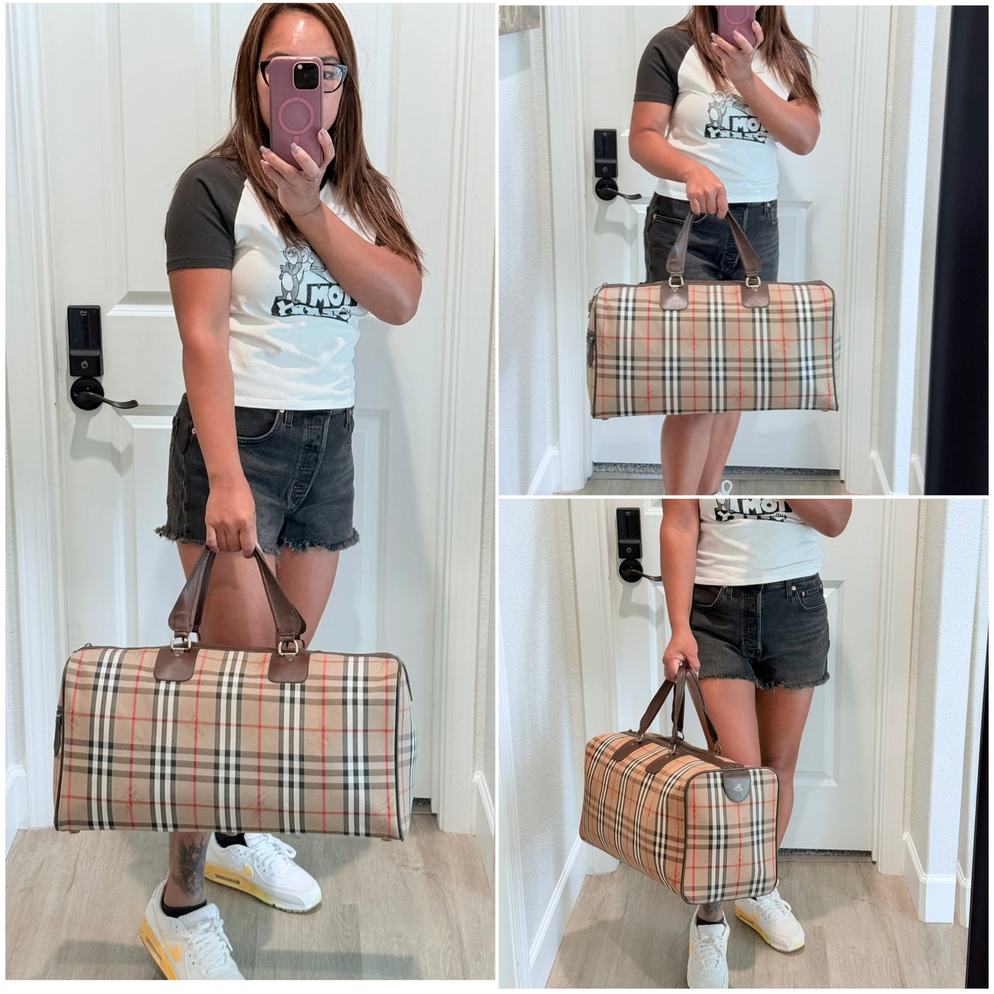 Burberry Duffle/ Travel Bag 📅