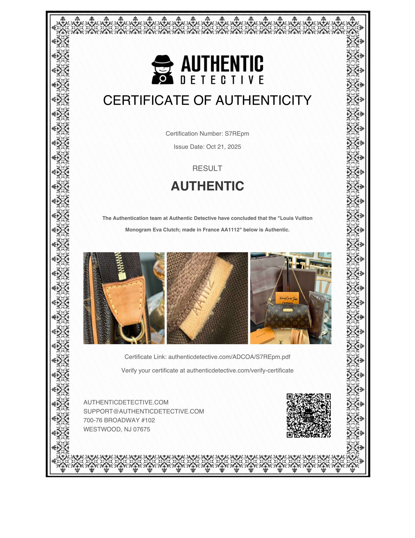 Eva Clutch in Monopoly with Dustbag, Insert Organizer, Box and Paper bag 🗓️ Year: 2012