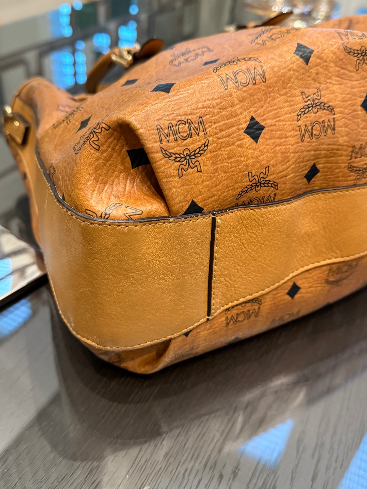 MCM Bucket Bag (No Strap)