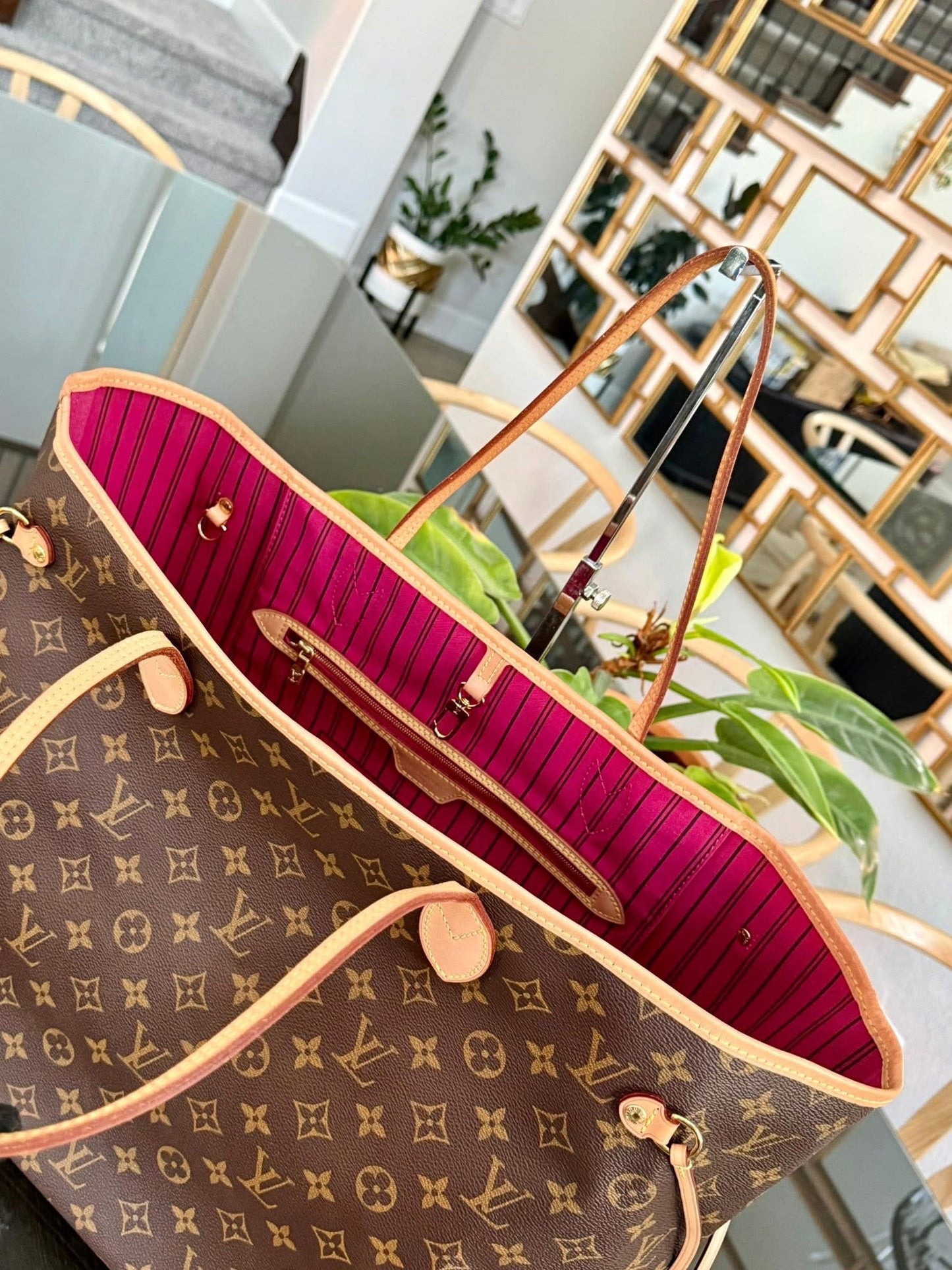 Neverfull GM Monogram in Peony with Dustbag -🗓️ Year 2020