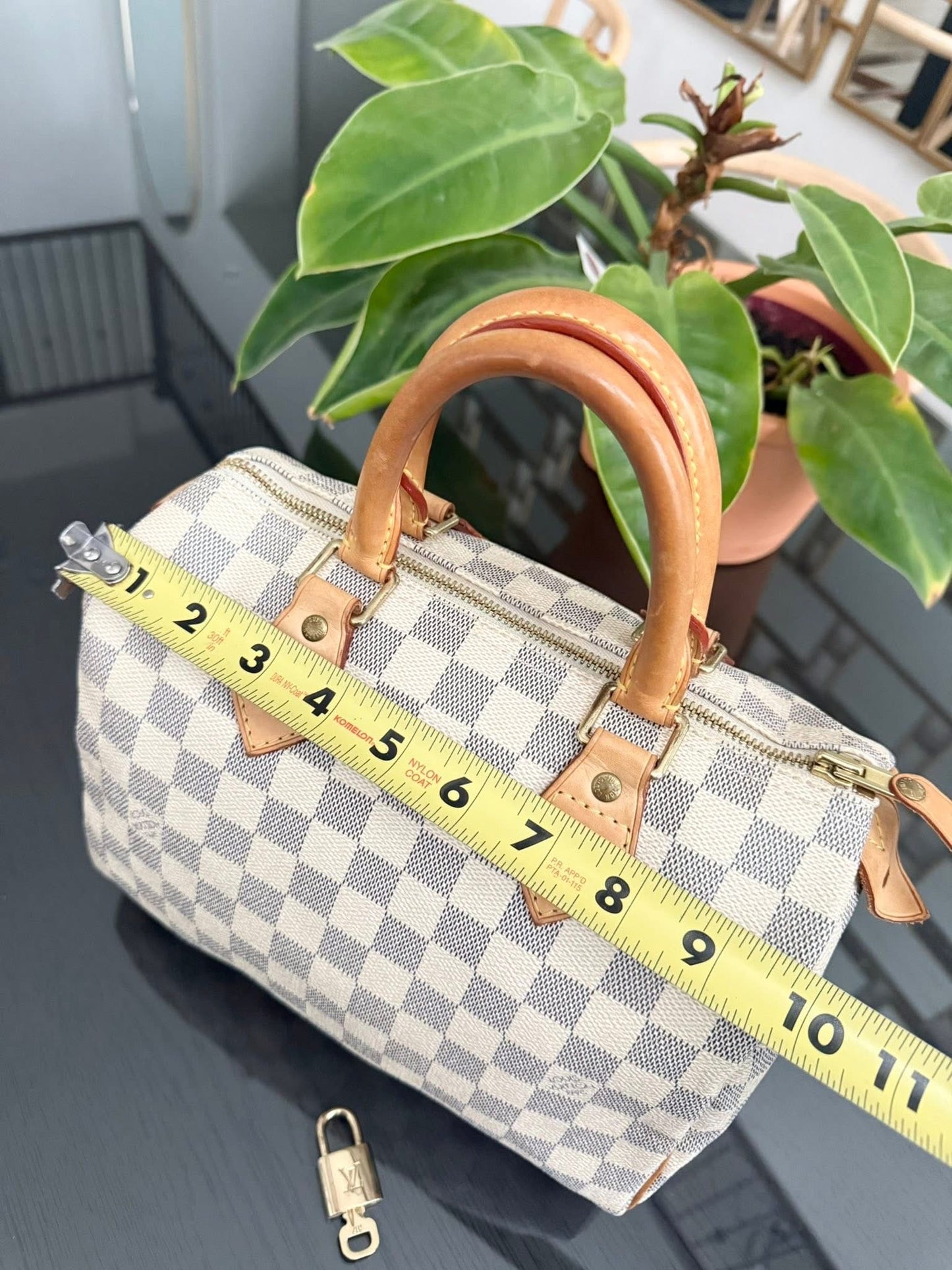 Speedy 25 in Damier Azur with lock 🔐 key and Dustbag -🗓️ Year 2007