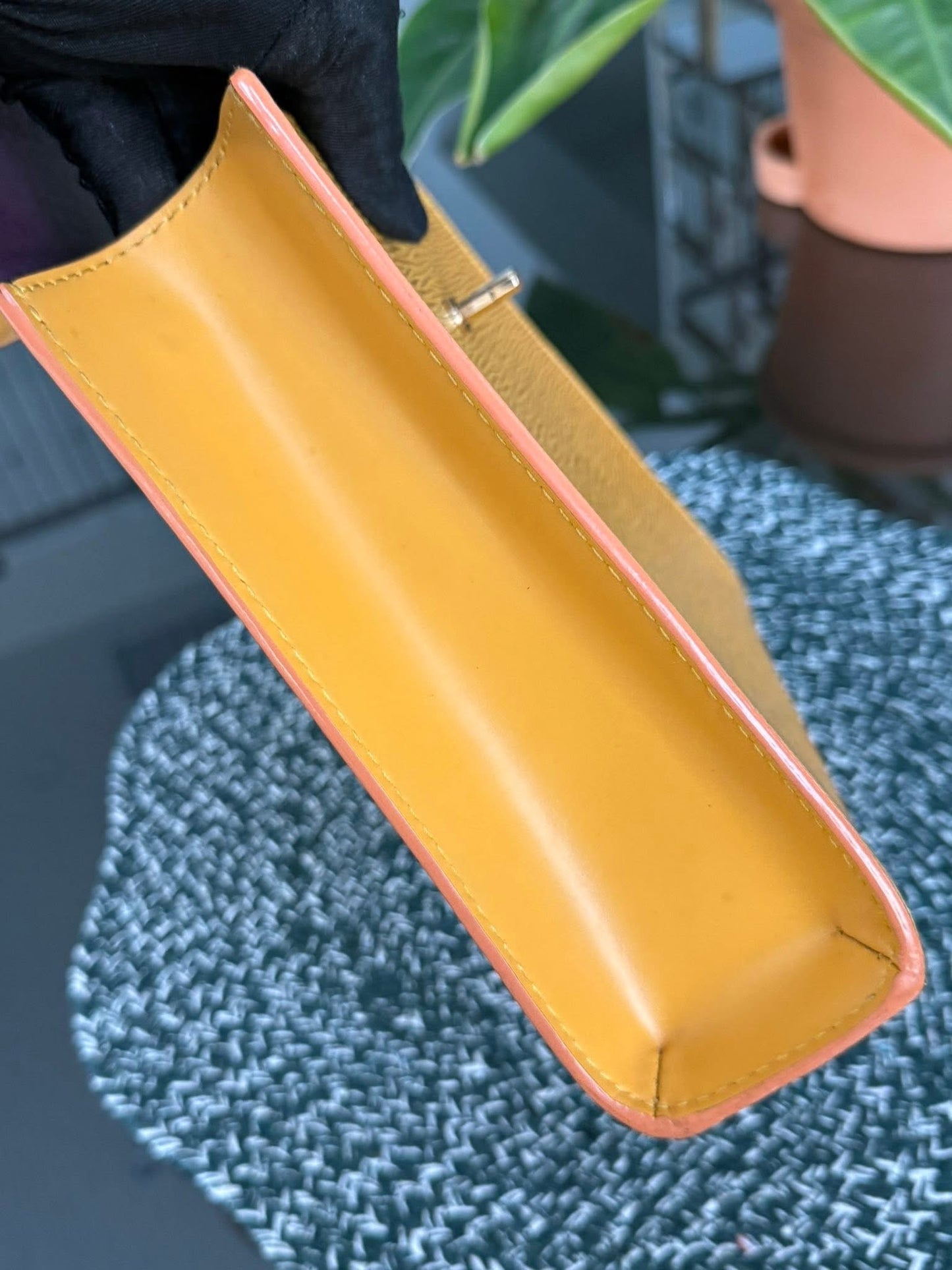 Epi Malesherbes Handbag in Tassil Yellow 🗓️ Year: 1995