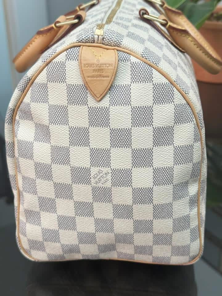 Speedy 30 in Azur with Lock 🔐 key, Dustbag and Non branded twillies -🗓️ Year: 2007