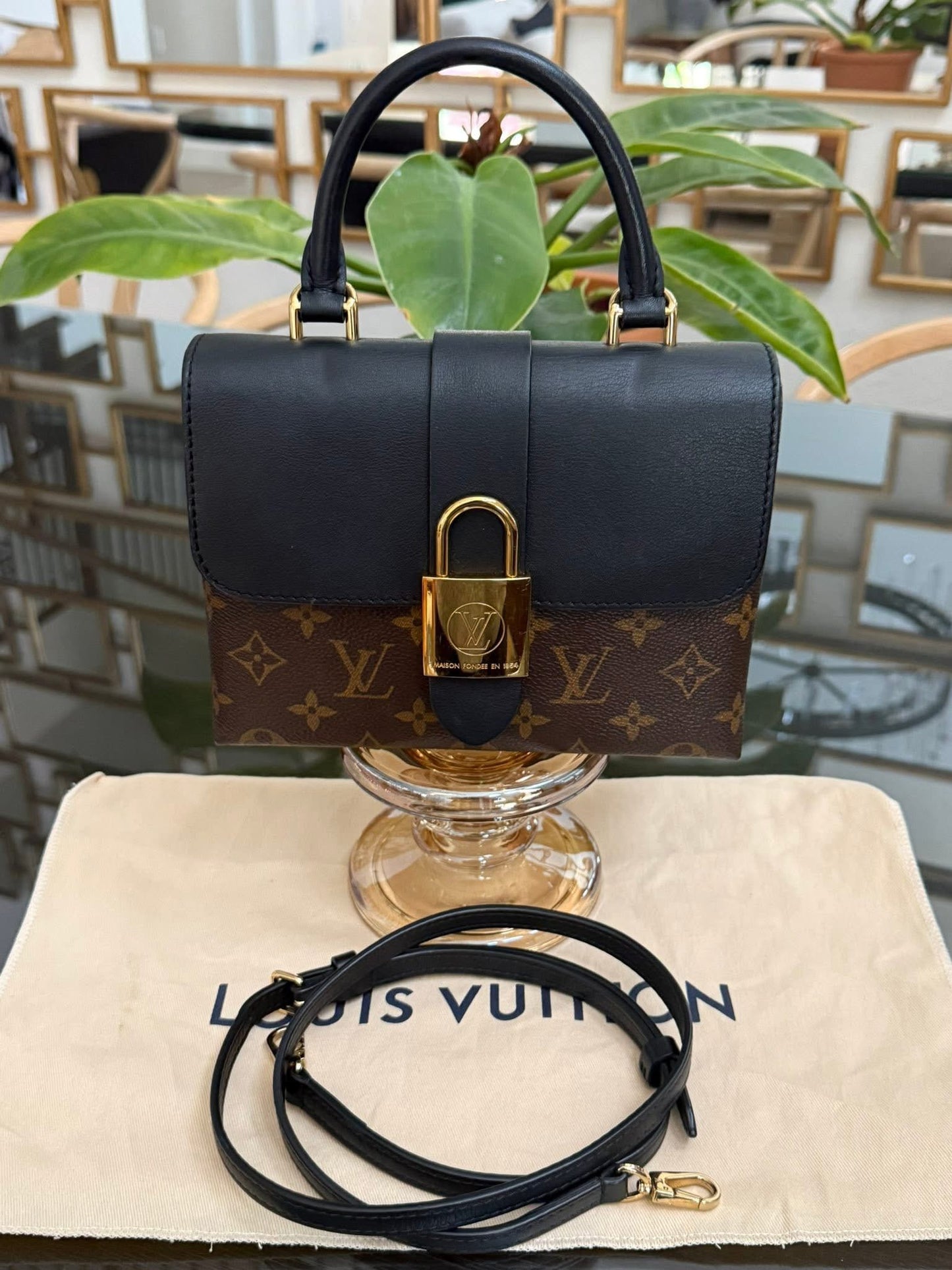 Locky BB Monogram Noir with Original Strap, Dustbag, Box and Paper bag - 📅 Year: 2019