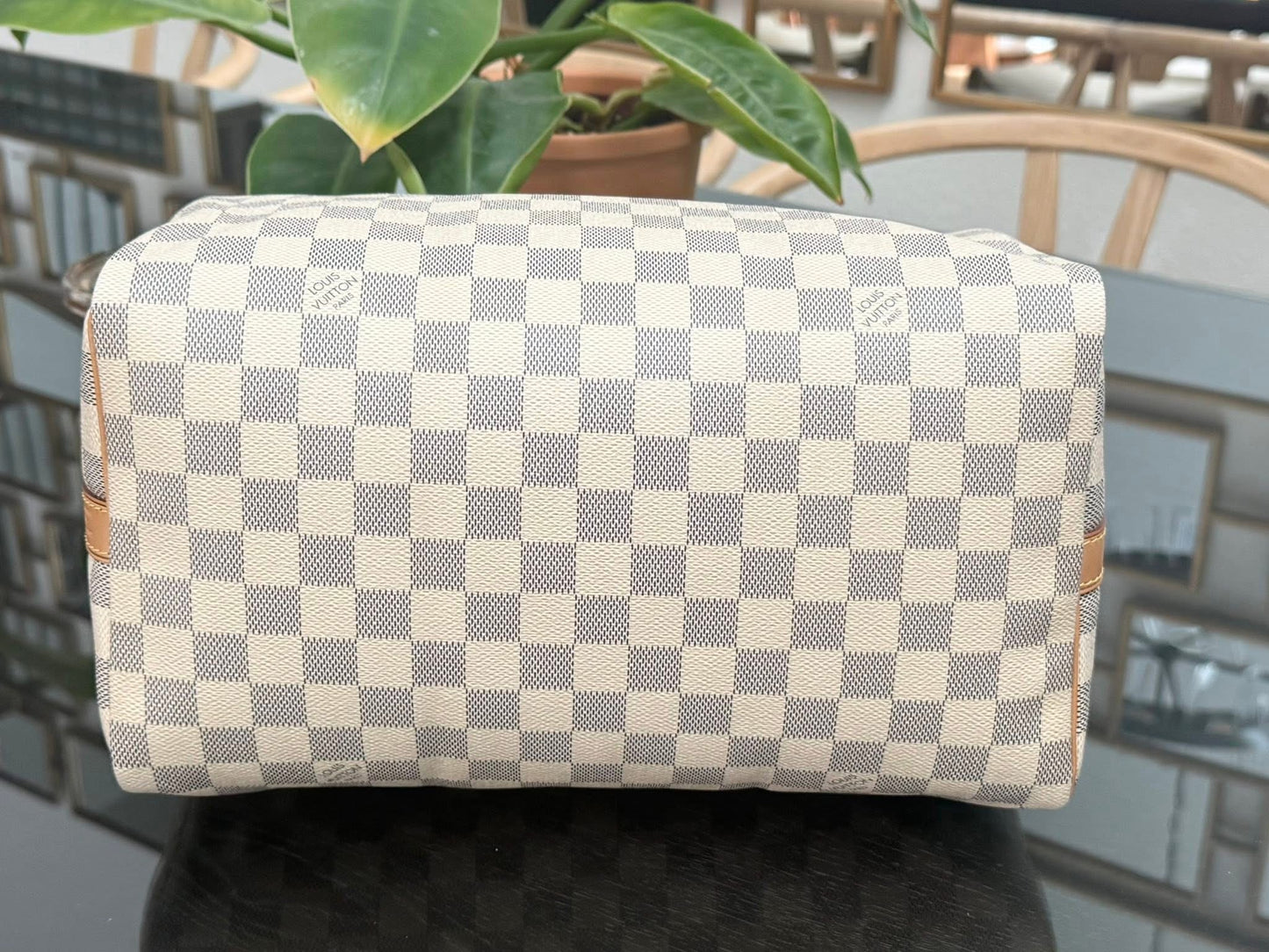 Speedy 30 Bandoulier in Azur with Original Strap, Dustbag and Insert Organizer -🗓️ Year: 2013