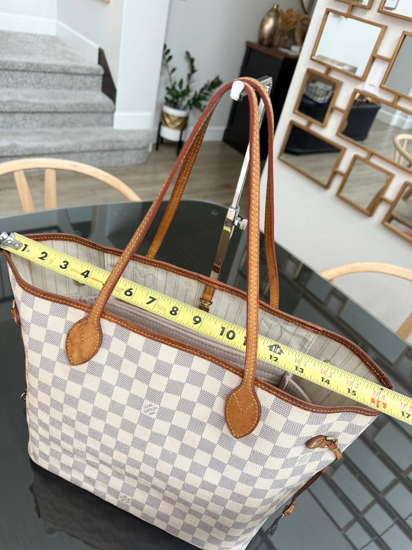Neverfull MM Azur with Insert Organizer 🌺 📅 Year: 2010