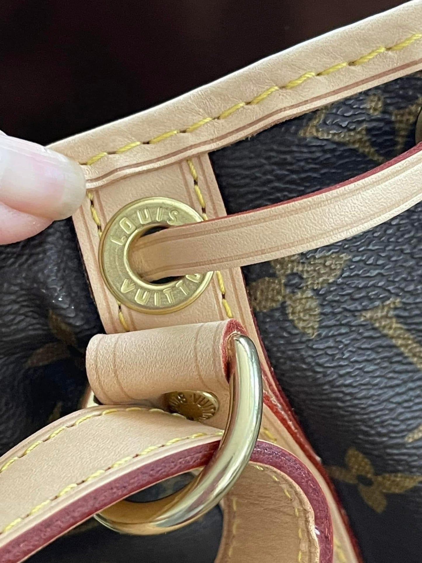 Noe GM Monogram -Brand-new replaced vachetta 💥 with Dustbag and official repair receipt from LV