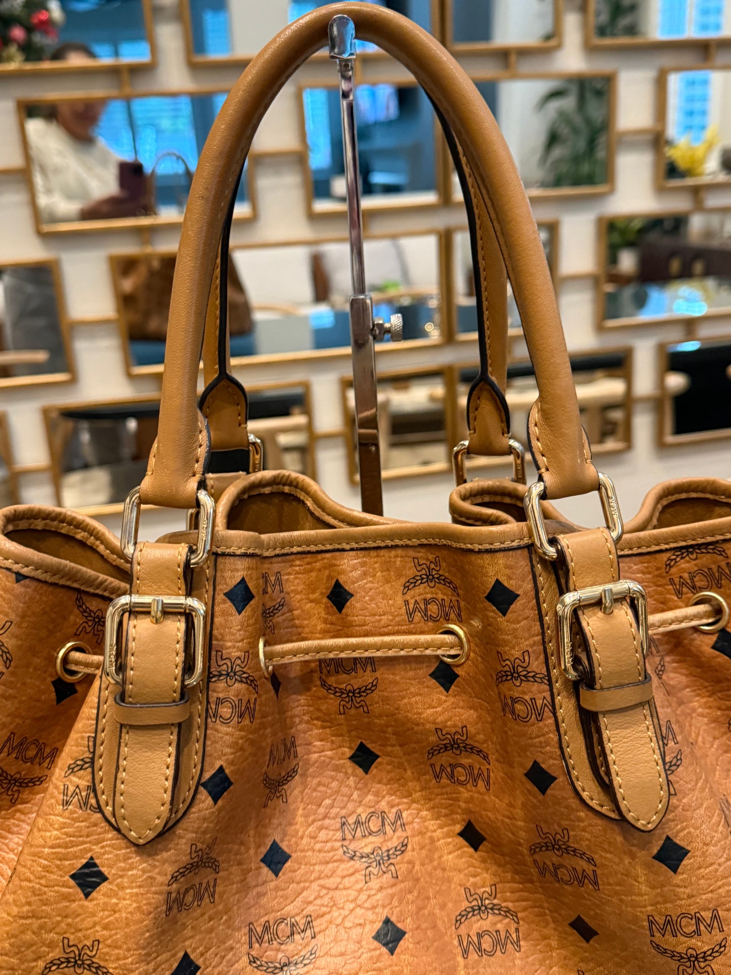 MCM Bucket Bag (No Strap)