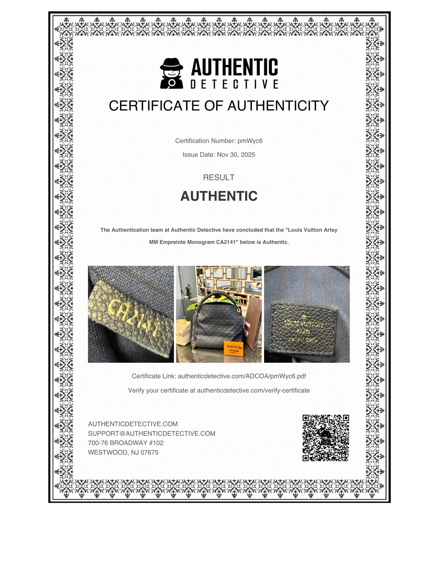 Artsy MM Empriente in Black/ Dark Blue with Dustbag and Insert Organizer 📅 Year: 2011