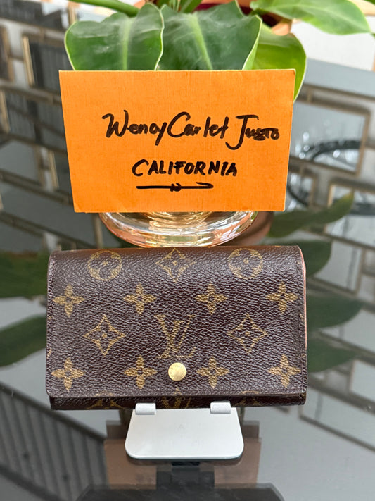 Porte Tressor Wallet in Monogram 🗓️ Year: 1998