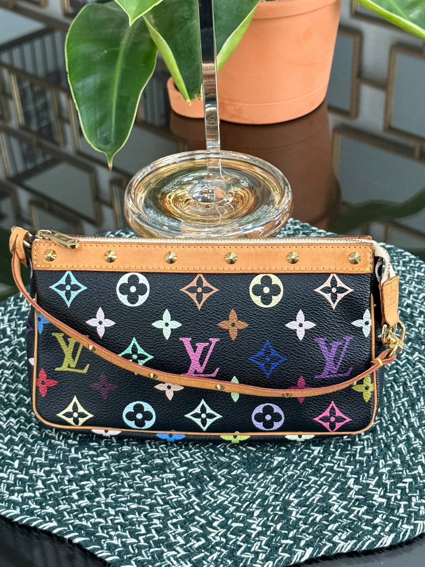 Multicolor Pochette Accessories with Dustbag and Strap 📅 Year: 2003