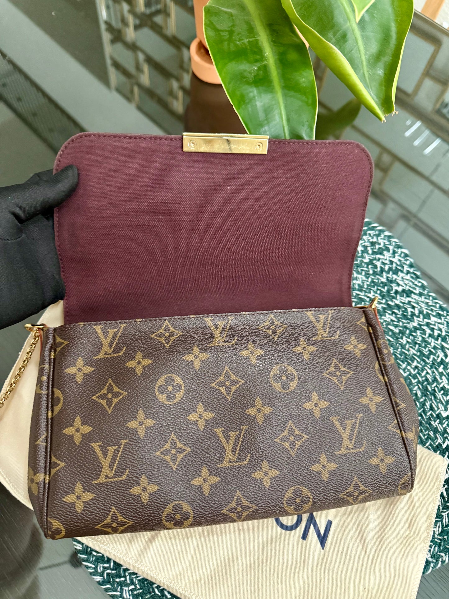 Favorite MM in Monogram with Original Strap, Dustbag, Box and Paper bag 🗓️ Year: 2017