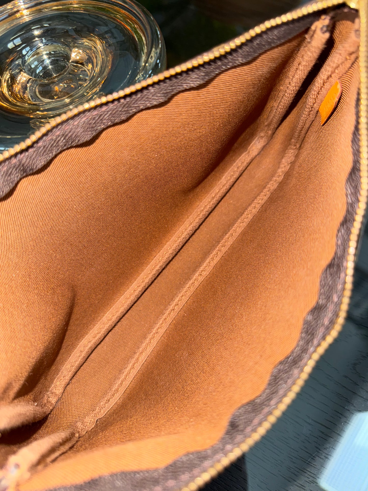 Monogram Pochette Accessories with Dustbag 📅 Year: 2000