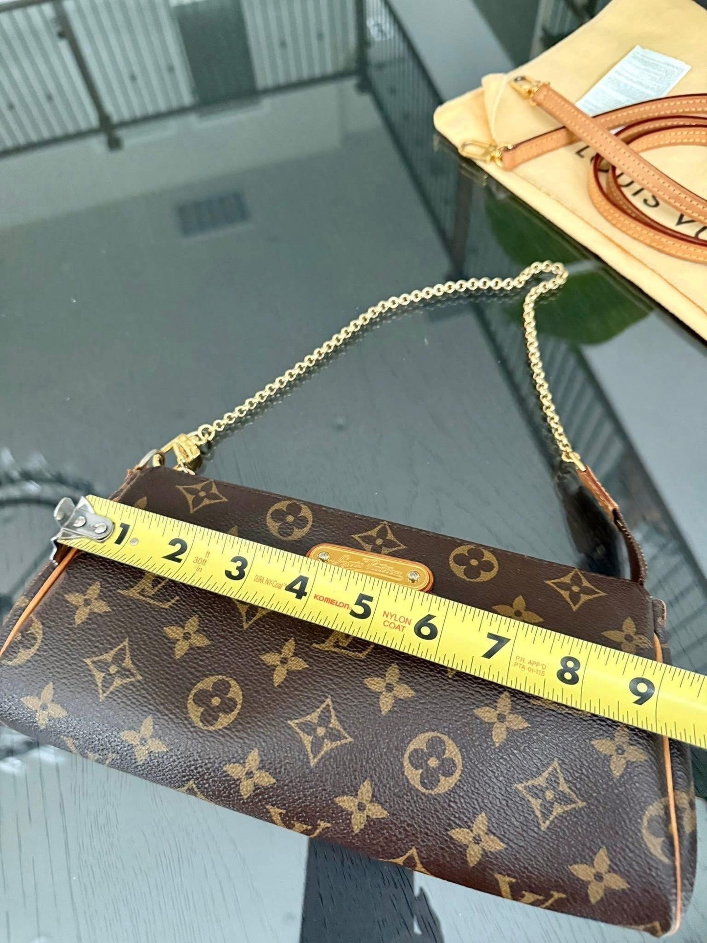 Eva Clutch in Monogram with Dustbag, Box and Paper bag 🗓️ Year: 2014