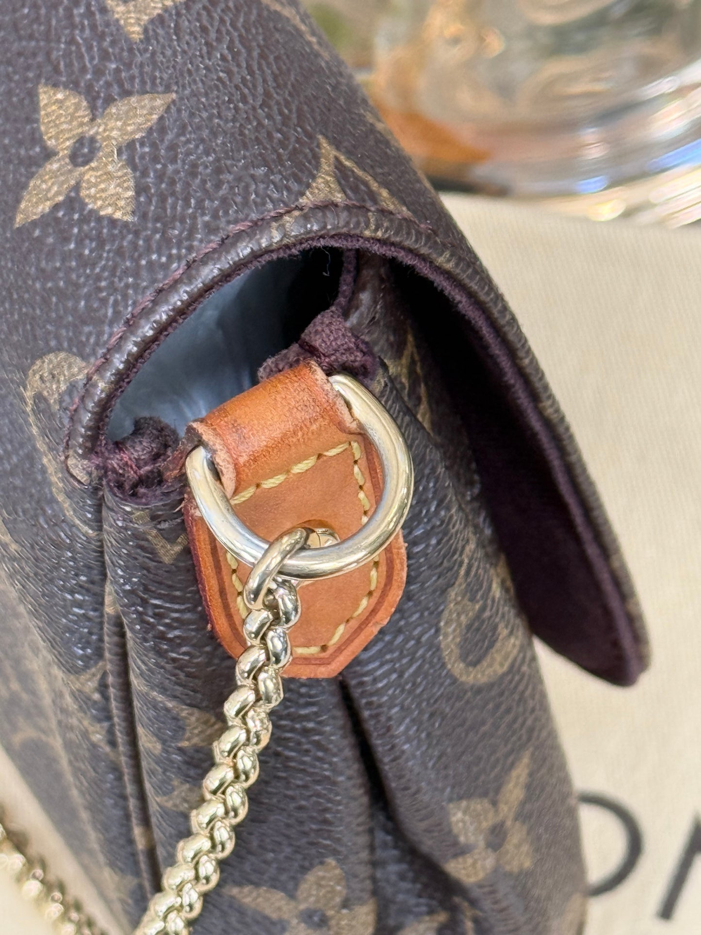 Favorite MM in Monogram with Original Strap, Dustbag, Box, Paper Bag and Insert Organizer -🗓️ Year: 2015
