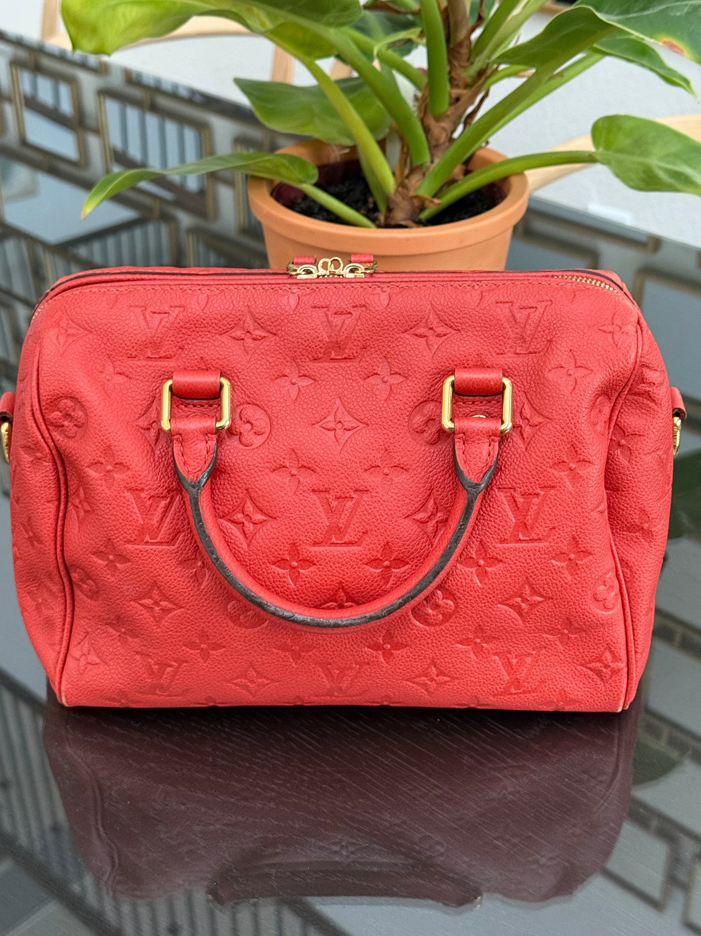 🌺Empriente Speedy 25 Bandoulier with lock 🔐 keys -🗓️ Year: 2012