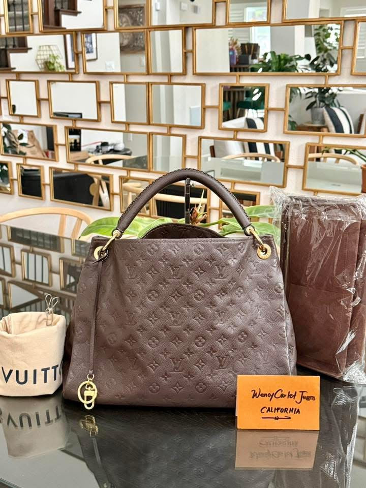 Artsy MM Empriente in Taupe Glaze with Dustbag and Insert Organizer 📅 Year: 2012