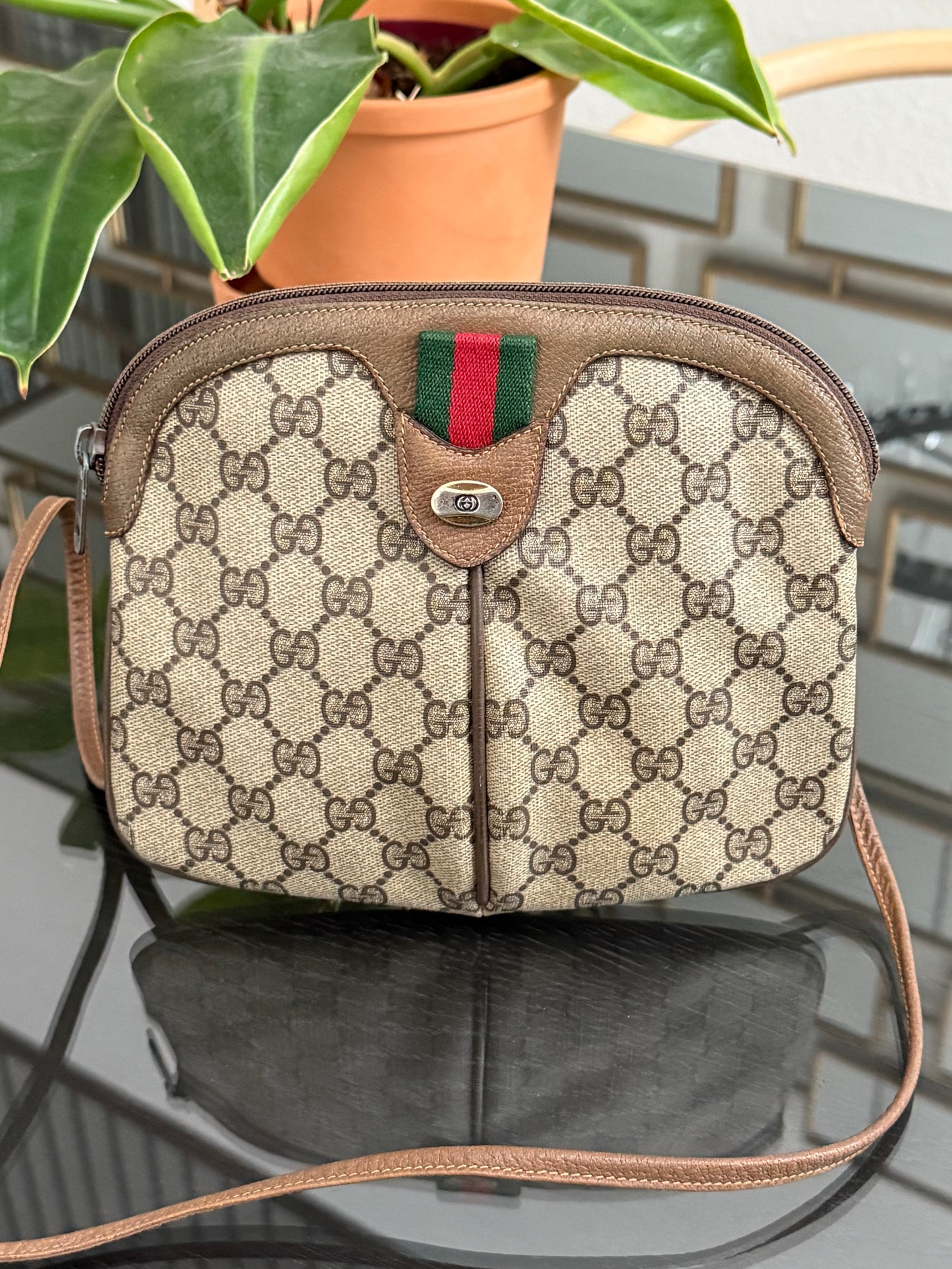 GUCCI GG Vintage Sherryline Crossbody bag-🗓️