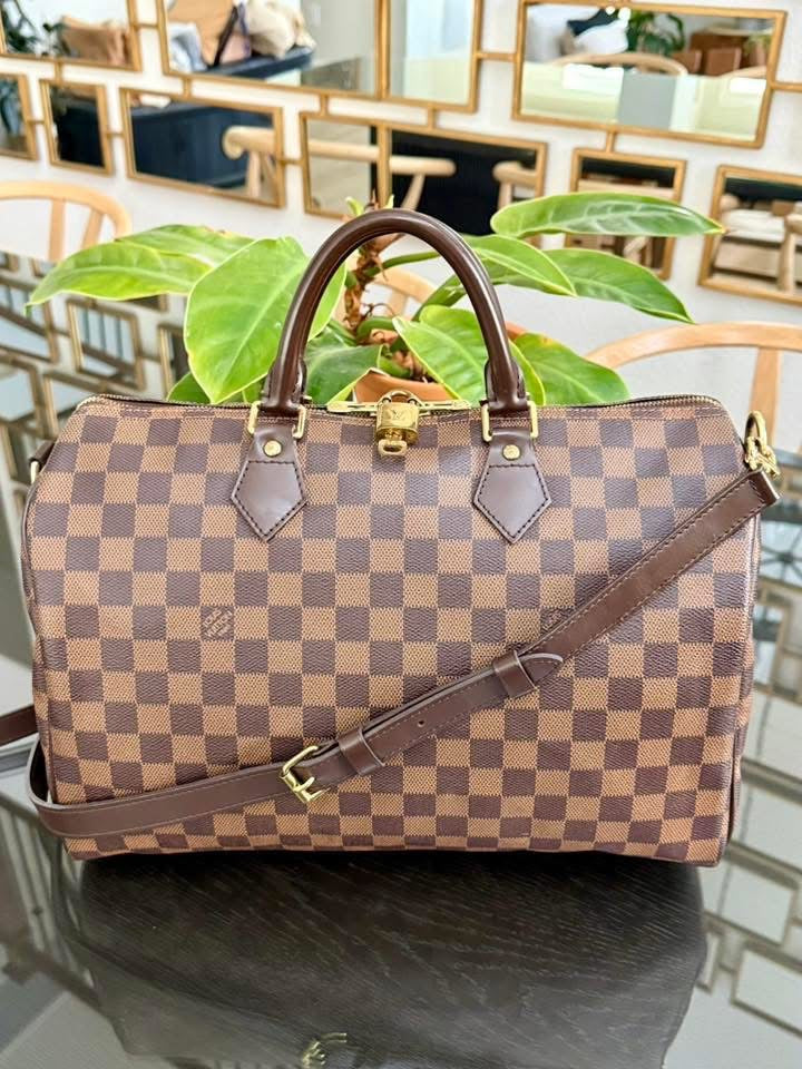 Speedy 35 Bandoulier in DE with lock 🔐 key, Dustbag and Non branded Twilly -🗓️ Year: 2013