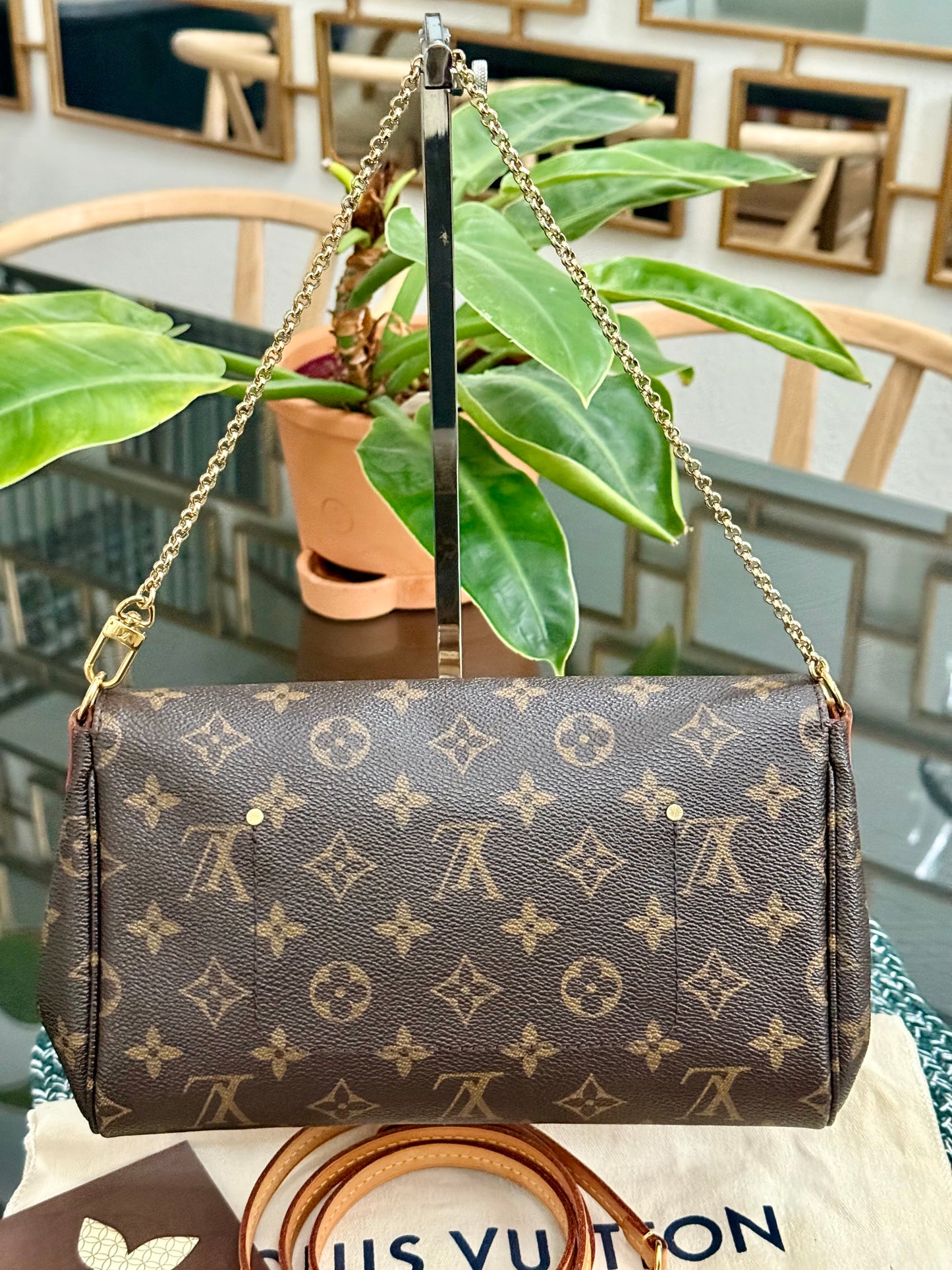 Favorite MM in Monogram with Original Strap, Dustbag, Box and Paper bag 🗓️ Year: 2017
