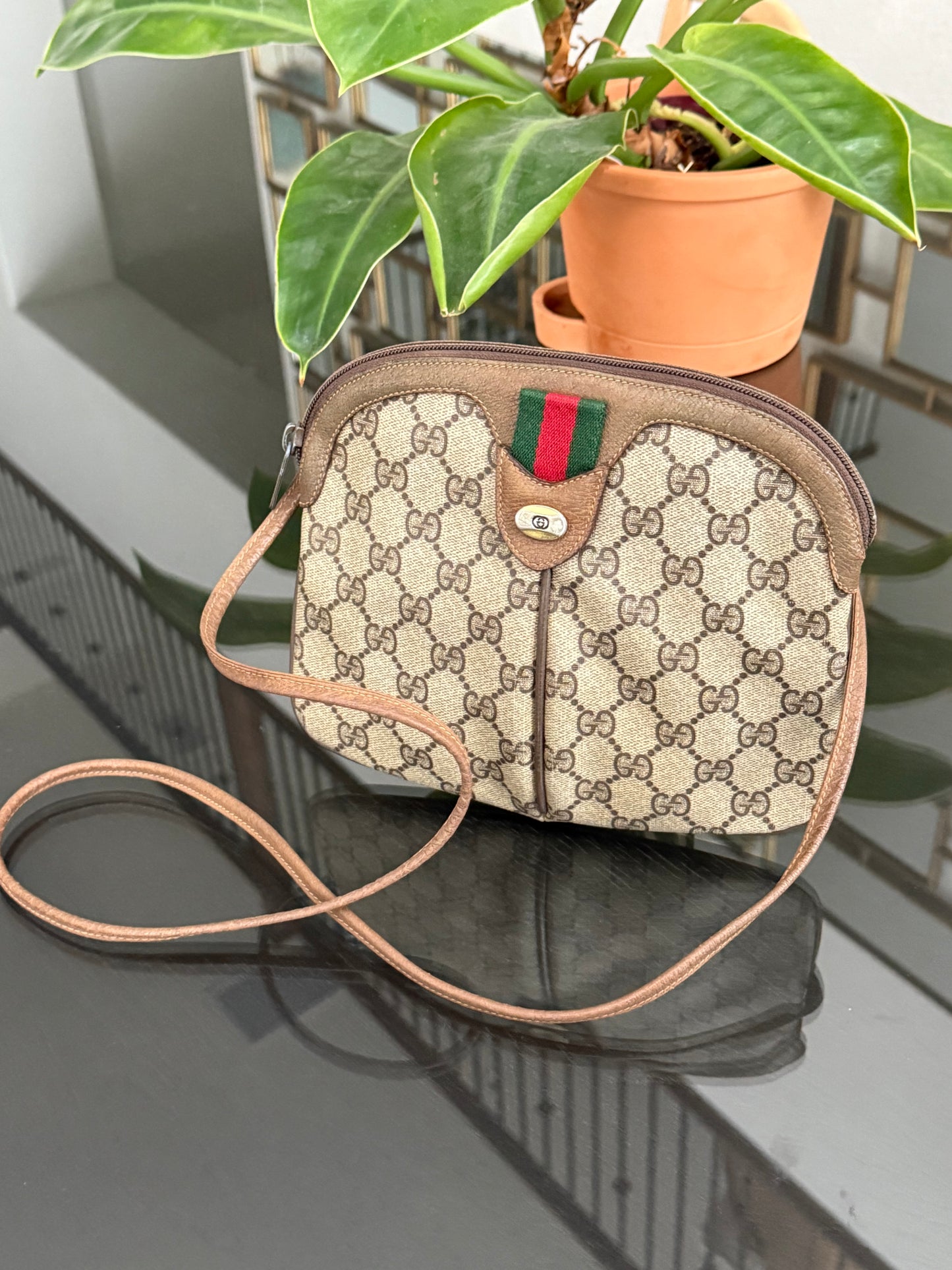 GUCCI GG Vintage Sherryline Crossbody bag-🗓️
