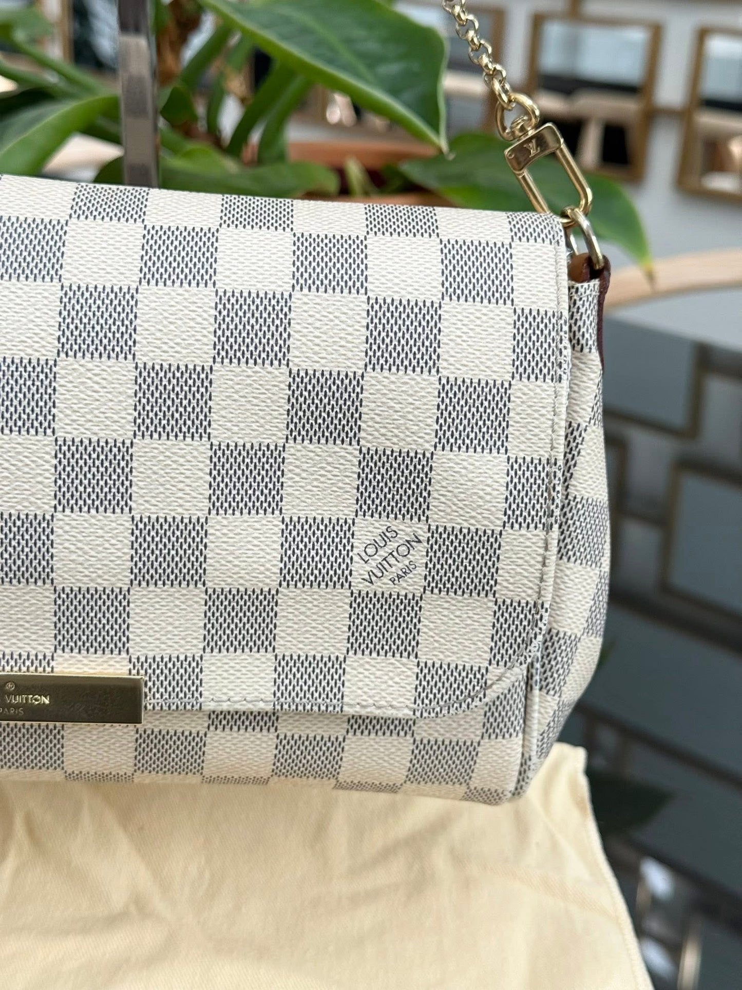 Favorite MM in Azur with Dustbag, Insert Organizer, Box and Paper bag 🗓️ Year: 2014