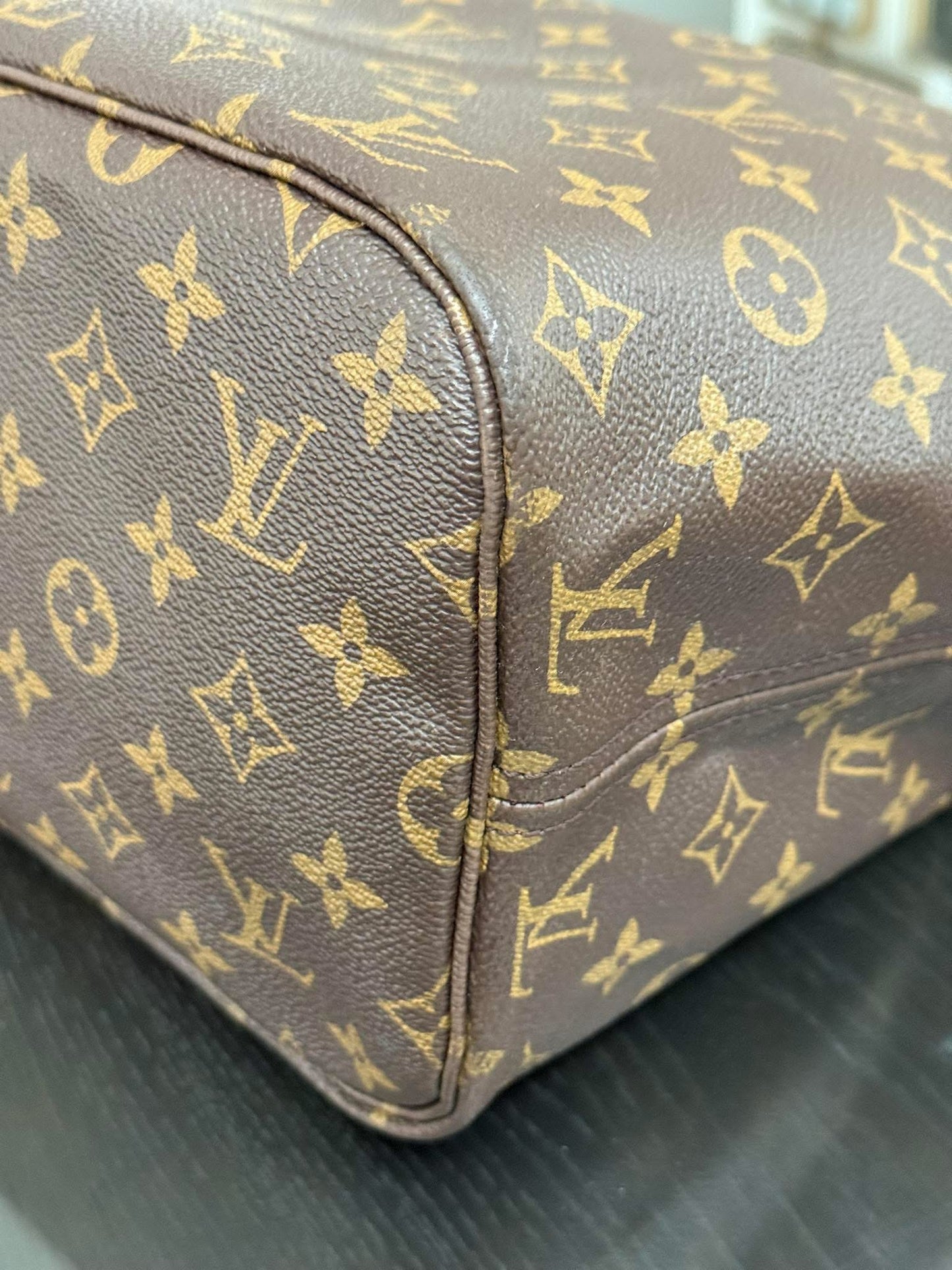 🌺Neverfull MM Monogram in Peony with Dustbag -🗓️ Year: 2016