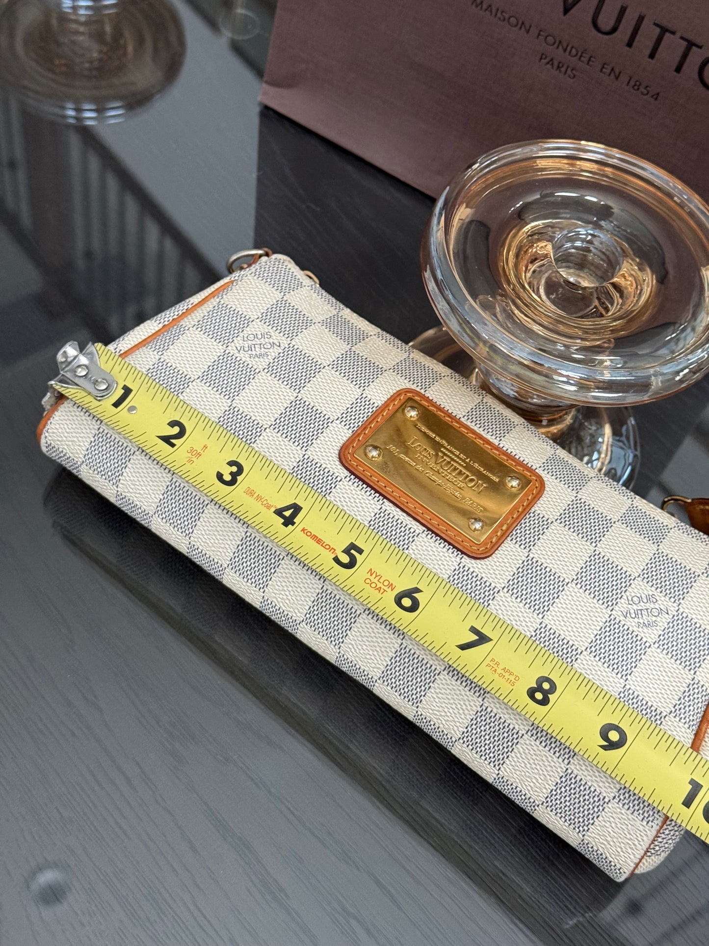 Eva Clutch in Azur with Dustbag , box and Paper bag 🗓️ Year: 2011
