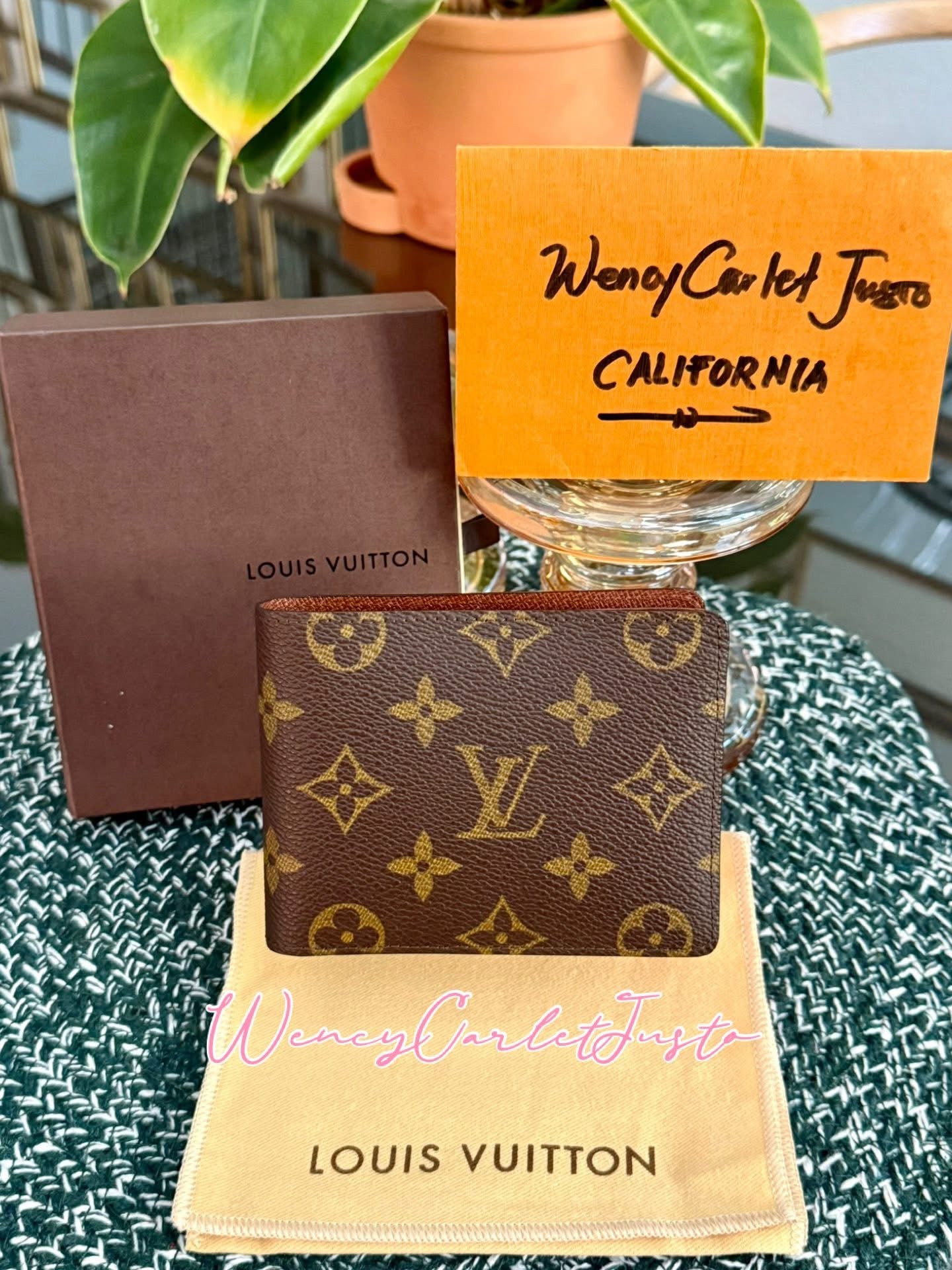 Monogram Multiple Mens Wallet with Dustbag and box 🗓️ Year: 1989