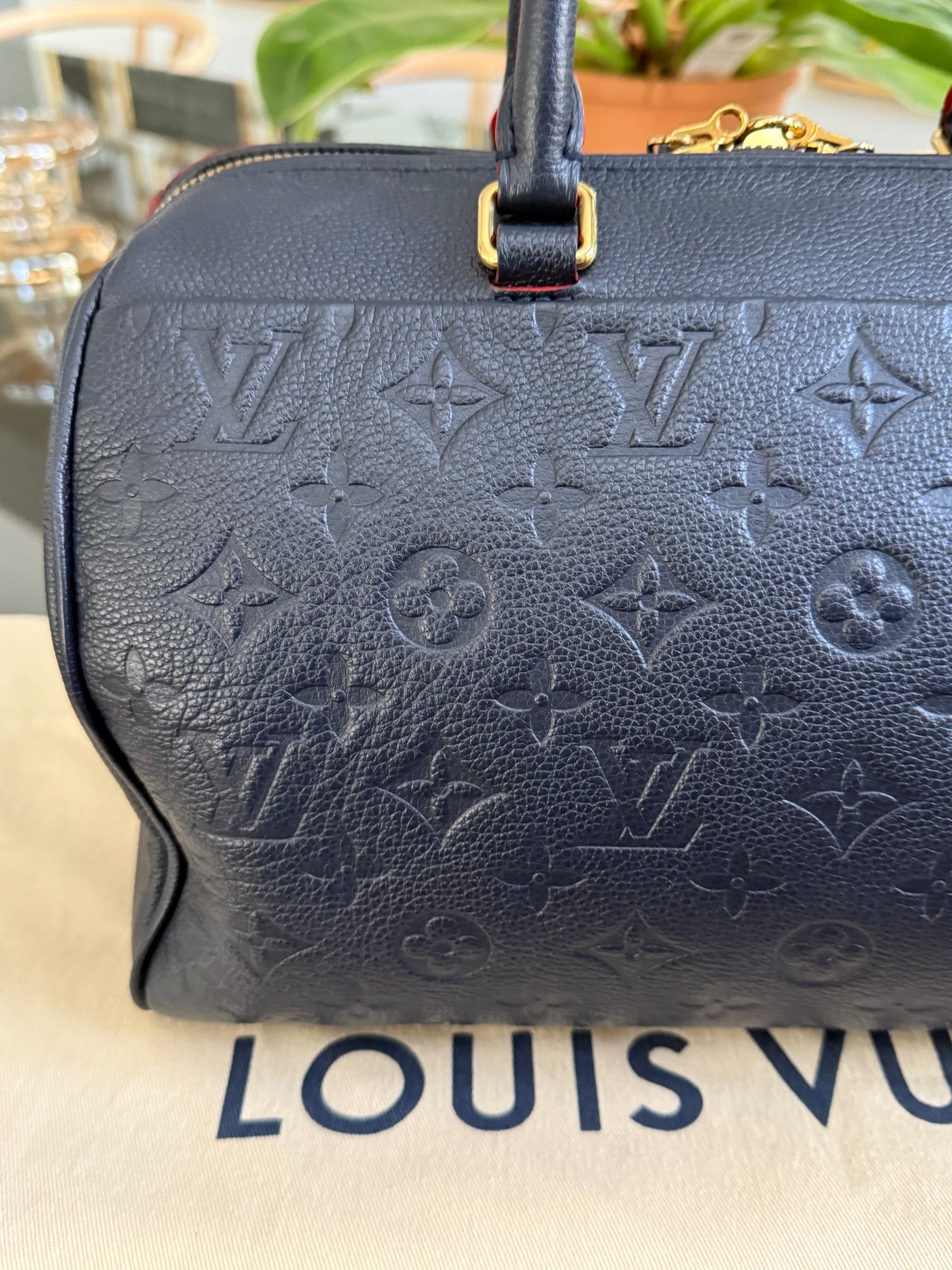 Empreinte Speedy 30 Bandoulier Marine Rouge with Dustbag 🗓️ Year: 2016
