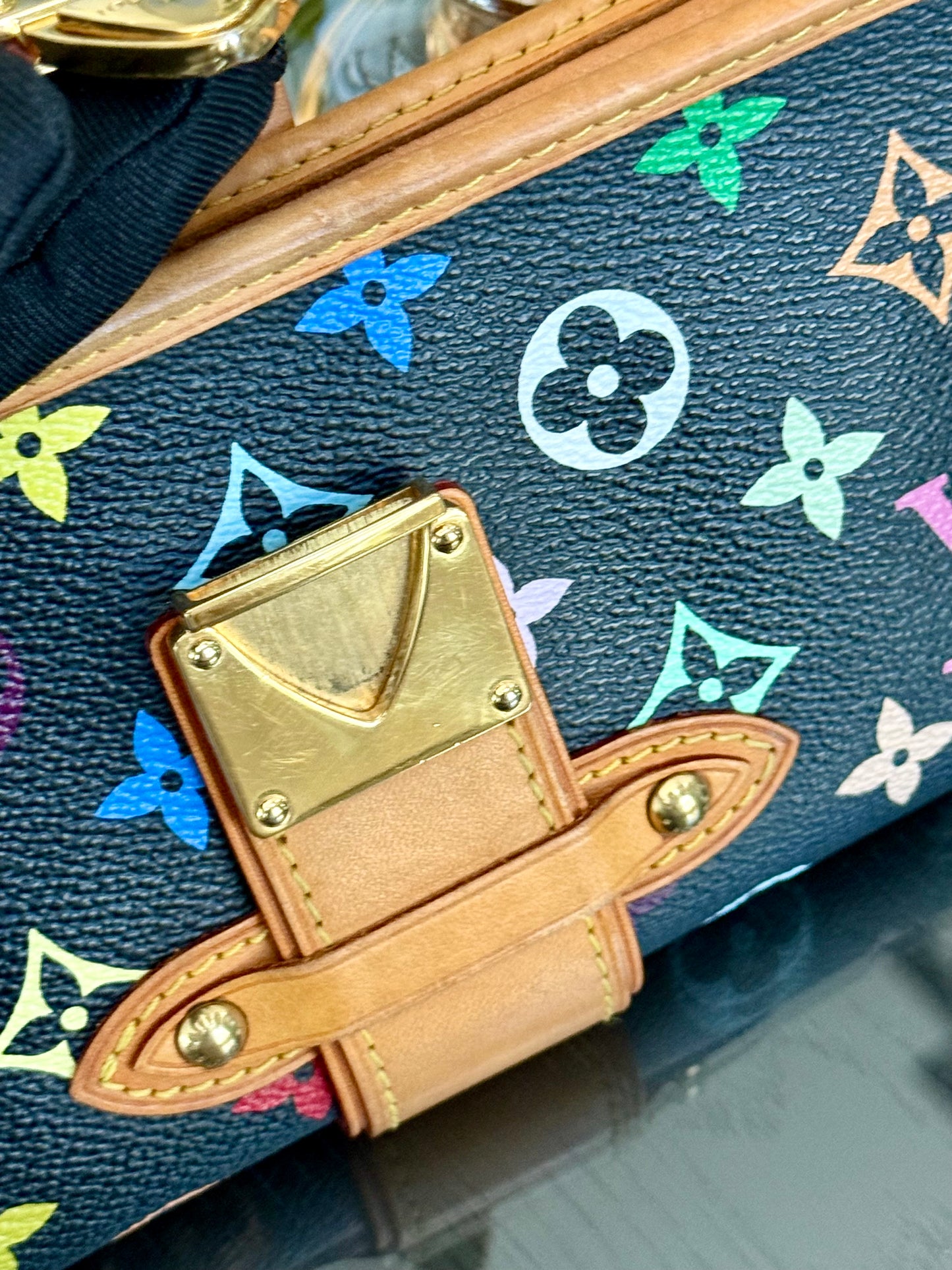 Multicolor Shirley Clutch/ Shoulder Bag with Dustbag, Box and Paper Bag 📅 Year: 2005