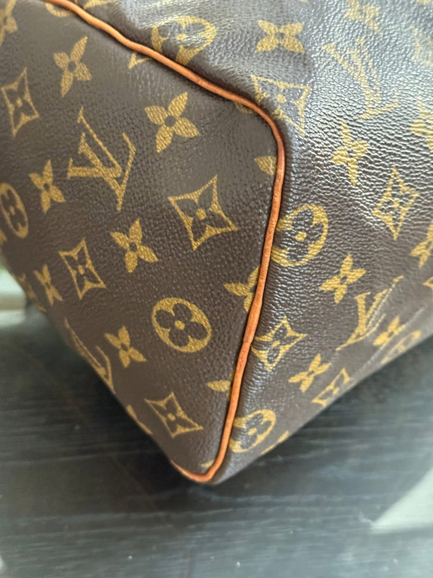 Speedy 25 in Monogram with Lock 🔐 and Key -🗓️ Year: 1994