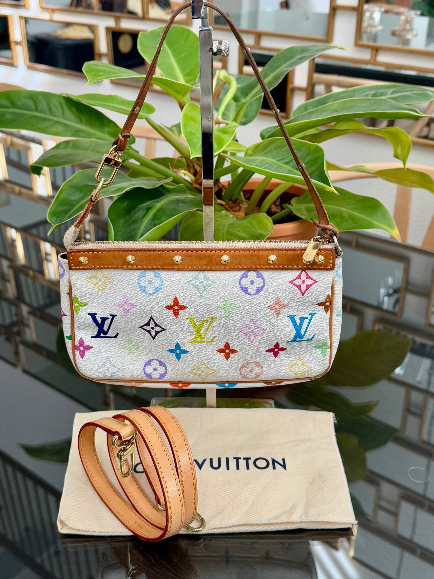 Multicolor Pochette Accessories with Dustbag and Strap 📅 Year: 2003