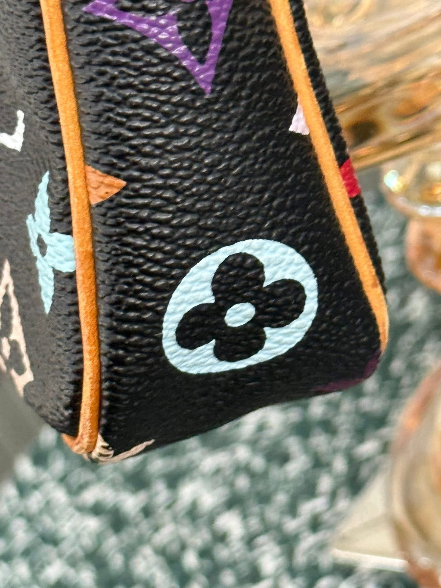 Multicolor Pochette Accessories with Dustbag and Strap 📅 Year: 2003
