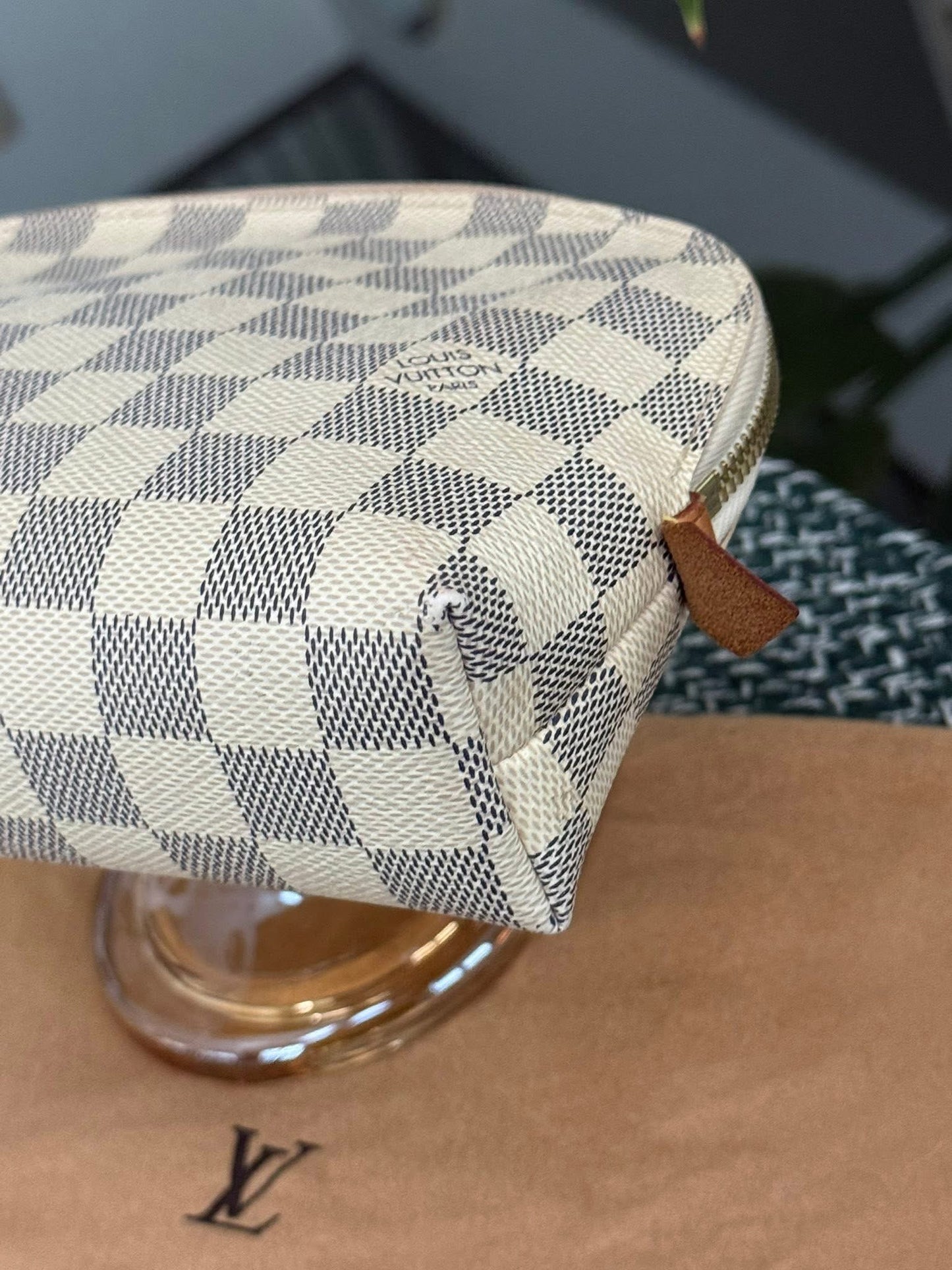 Cosmetic Pouch GM in Azur with Dustbag 🗓️ Year: 2018