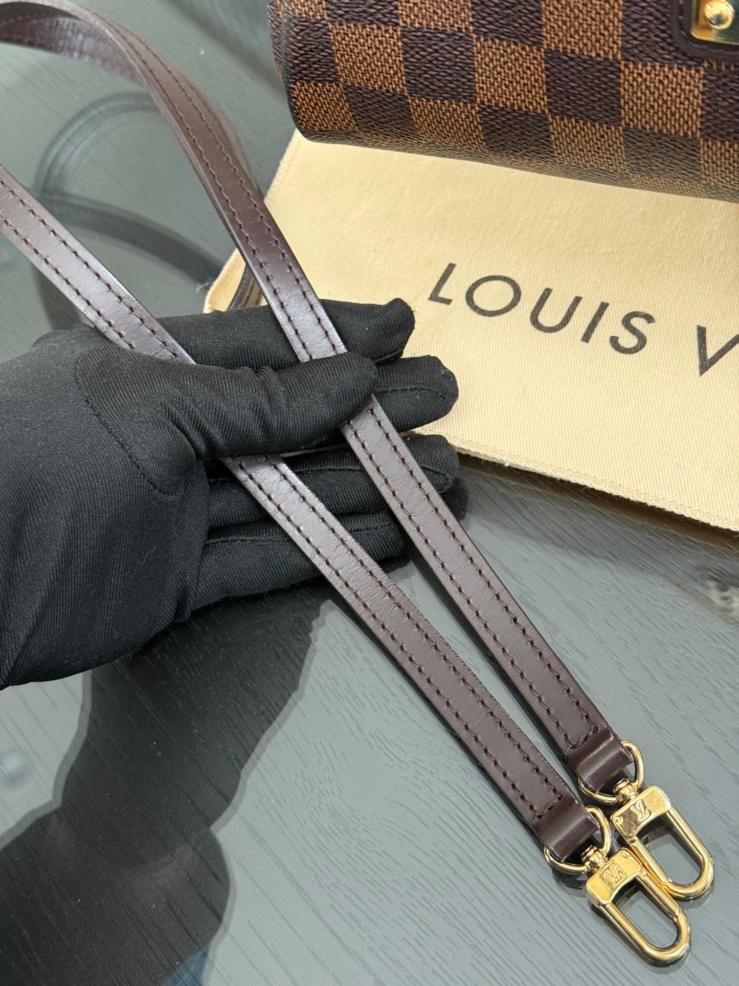 Eva Clutch in DE with Dustbag, Insert Organizer, Box and Paper bag🗓️ Year: 2010