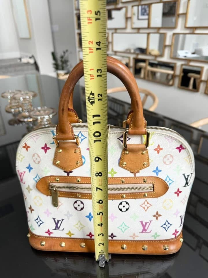 Murakami / Multicolor Alma PM with Dustbag , Insert organizer and Twilly 📅 Year: 2004