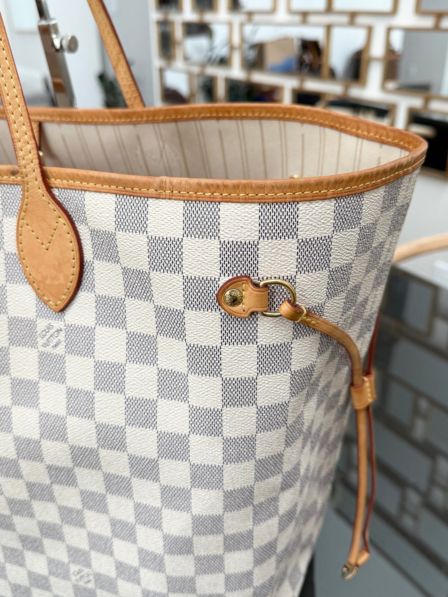 Neverfull GM in Azur with Dustbag Insert Organizer 🗓️ Year: 2011