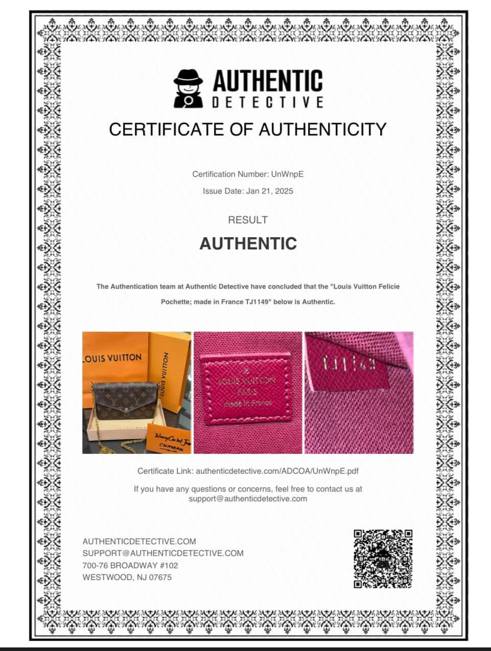 Felicie Pochette Peony with Dustbag, Box and Paper Bag -🗓️ Year: 2013