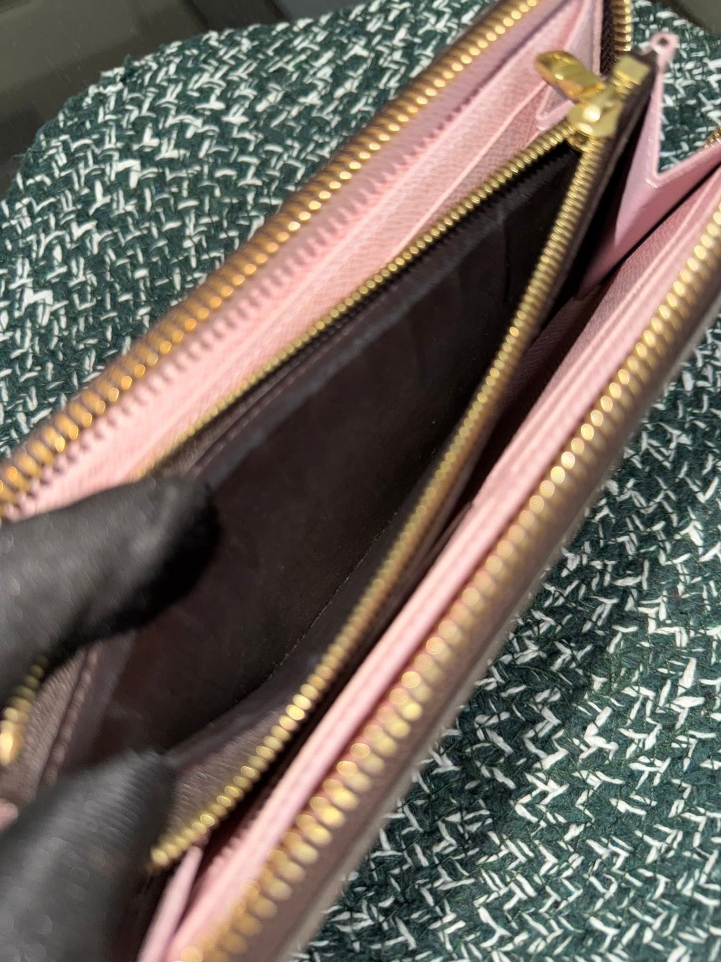 Clemence Wallet Monogram in Rose Ballerine with Box 🗓️ Year 2017