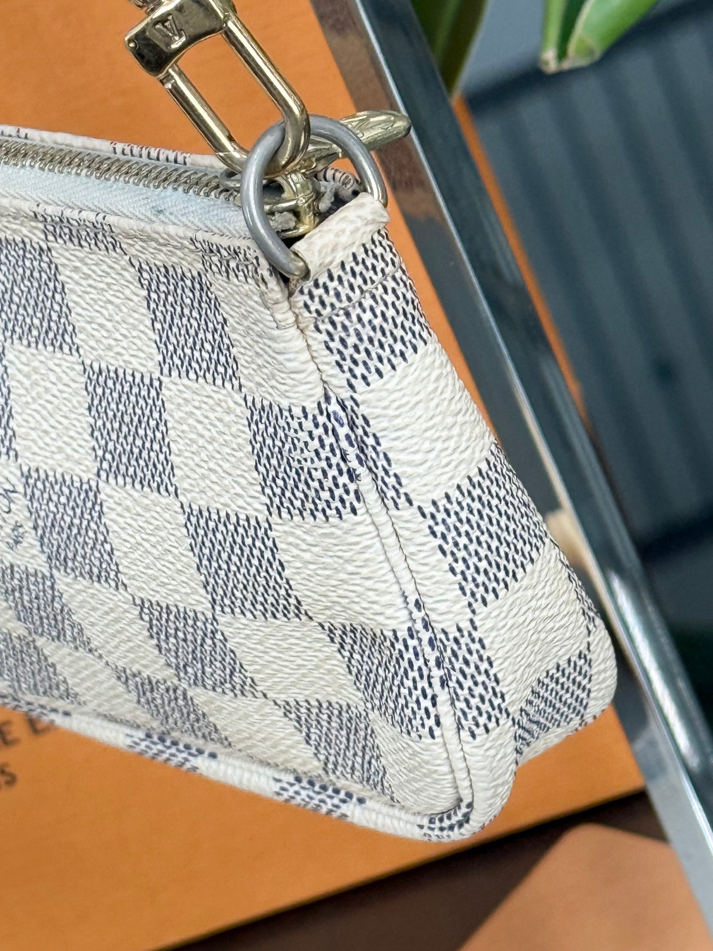 Mini Pochette Accessories Azur with Dustbag and Paper bag -🗓️ Year: 2016