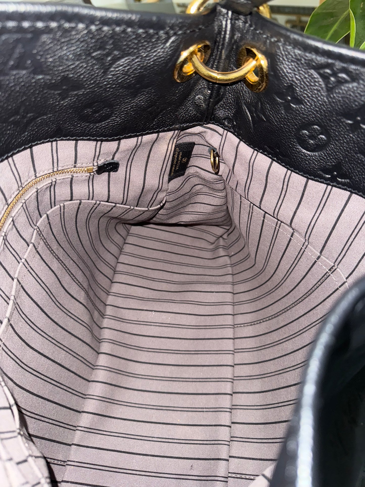 Artsy MM Empriente Black with Dustbag - 📅 Microchip and Authenticated