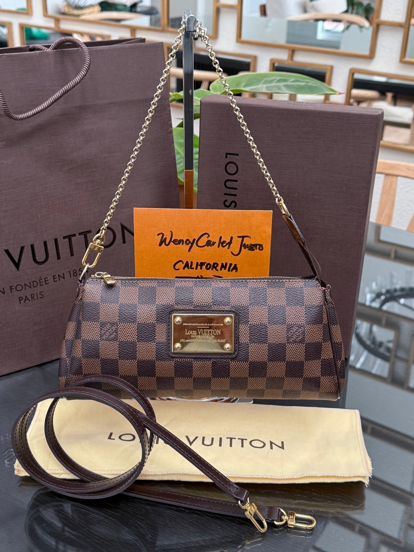 Eva Clutch in DE with Dustbag, Box and Paper bag 🗓️ Year: 2012