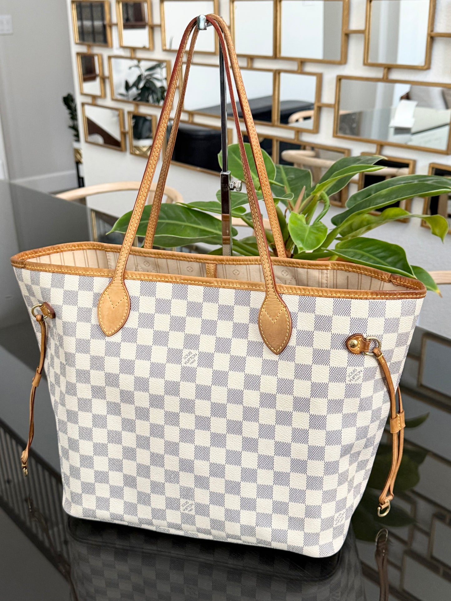 Neverfull MM in Azur with Insert Organizer 🗓️ Year: 2009