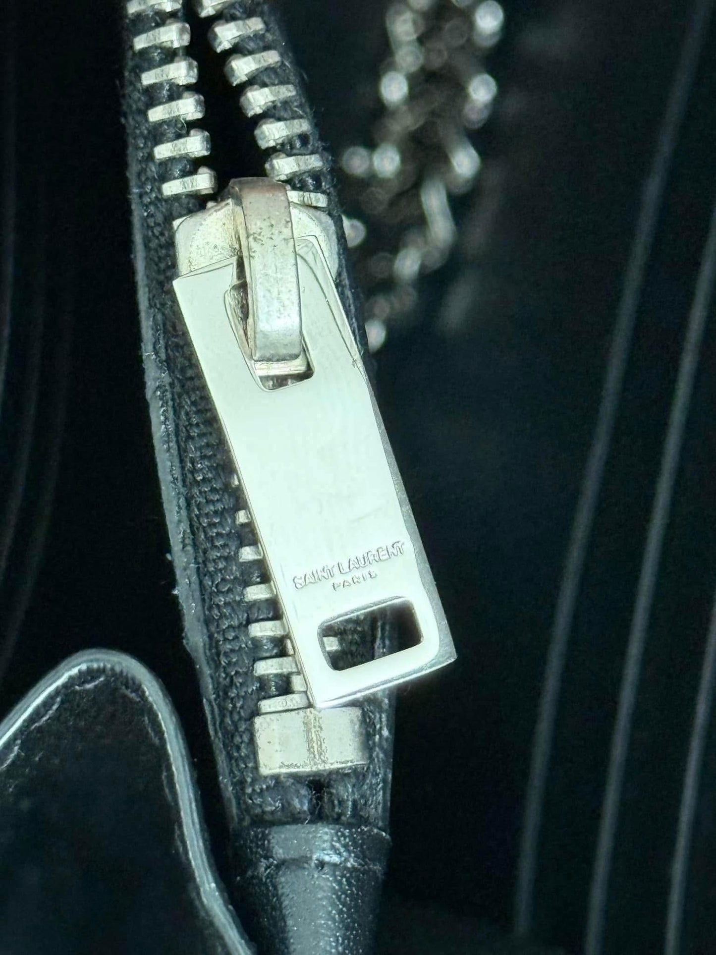 Kate Stars Calfskin Leather Chain Clutch Crossbody 📦 With Box, Dustbag, Cards, and Paper Bag