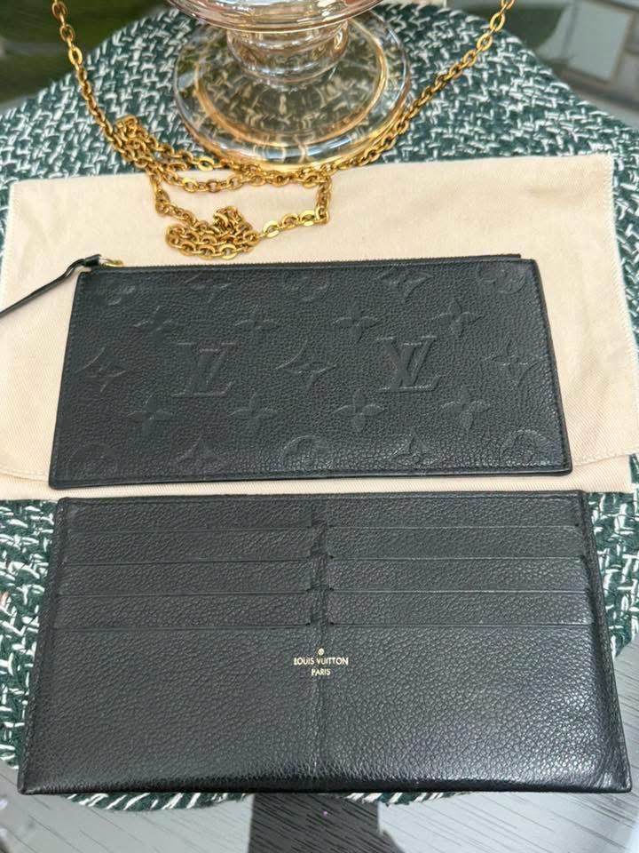 Felicie Empreinte Noir with Zippy and Card Inserts comes with Original Strap, Dustbag, Box and Paper bag 🗓️ Year: 2017
