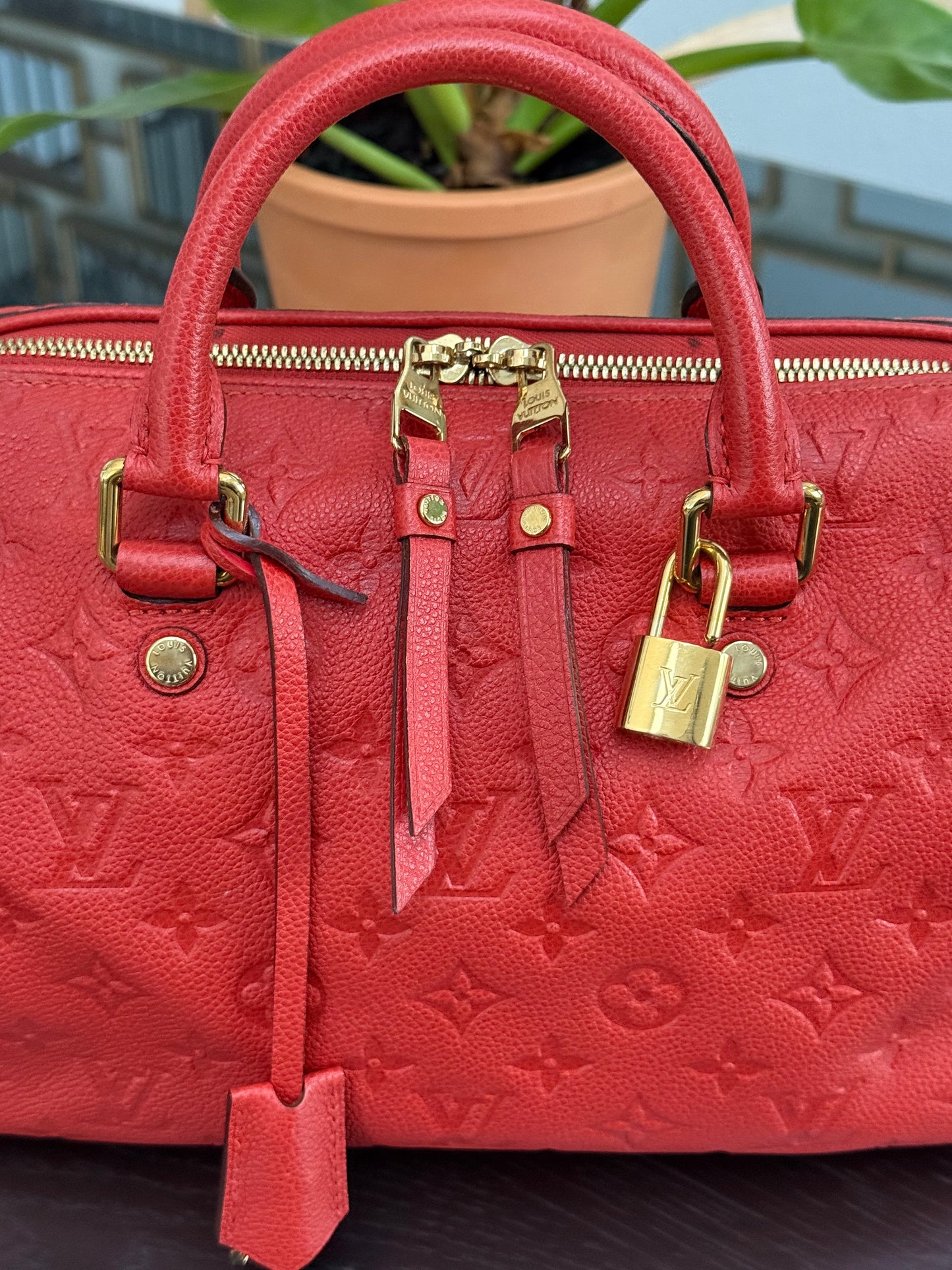 🌺Empriente Speedy 25 Bandoulier with lock 🔐 keys -🗓️ Year: 2012